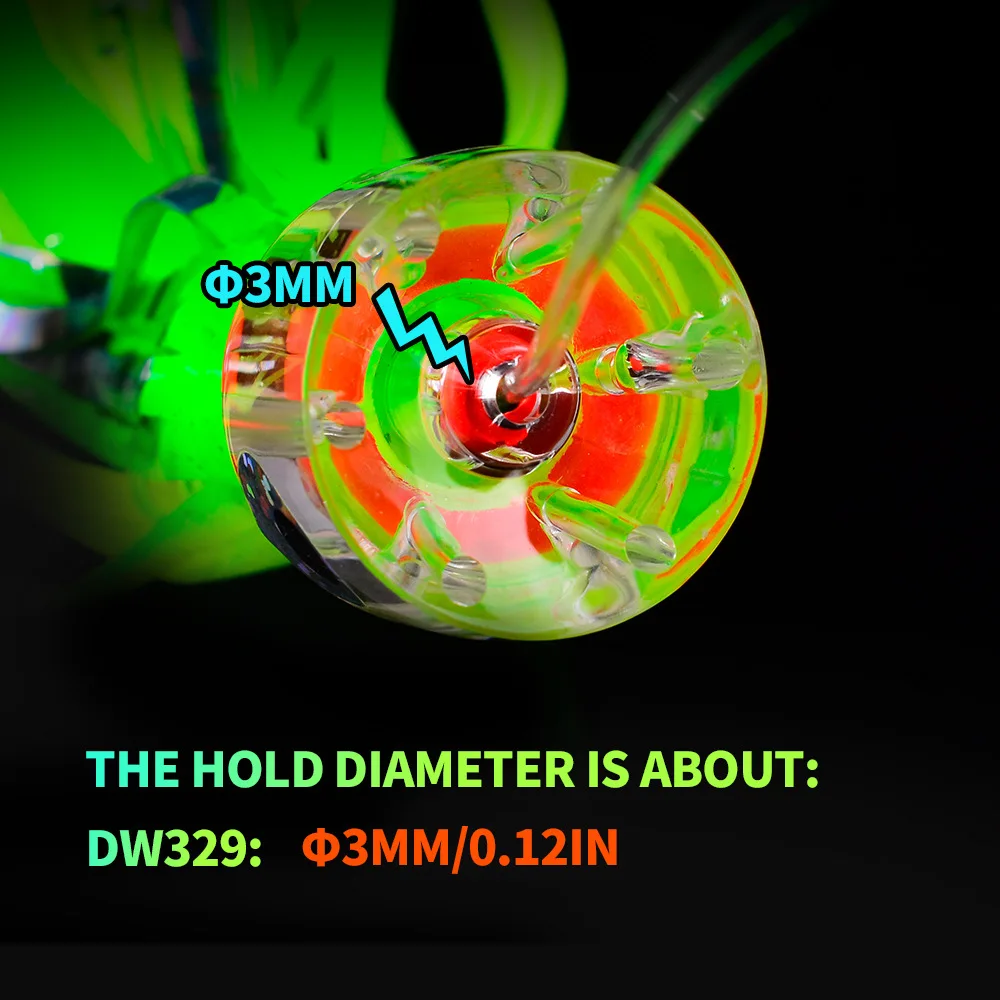 9Inch 3.34oz 6colors Acrylic head for Ocean with stainless steel hooks Trolling Hard Bait Trout Lures for Marlin Tuna Fishing