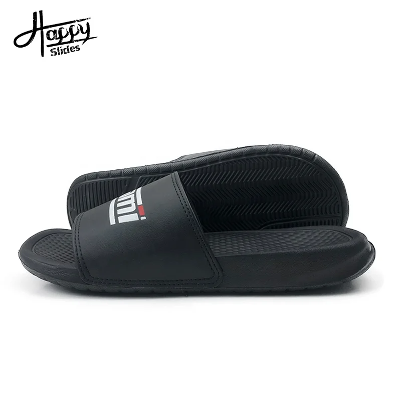 Happyslides/мужские шлепанцы с принтом на заказ; Модные тапочки из пенопласта для мужчин; Кожаные сандалии на заказ; Шлепанцы из ЭВА