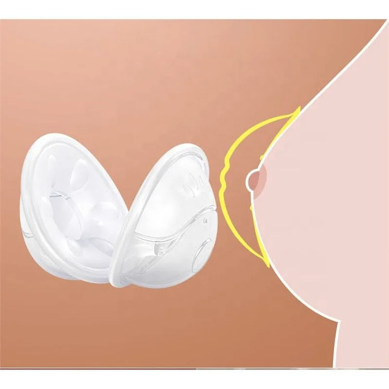 New OEM Manufacture Reusable Maternity Nursing pad Silicone Breastmilk Storage Collection Collector Shells