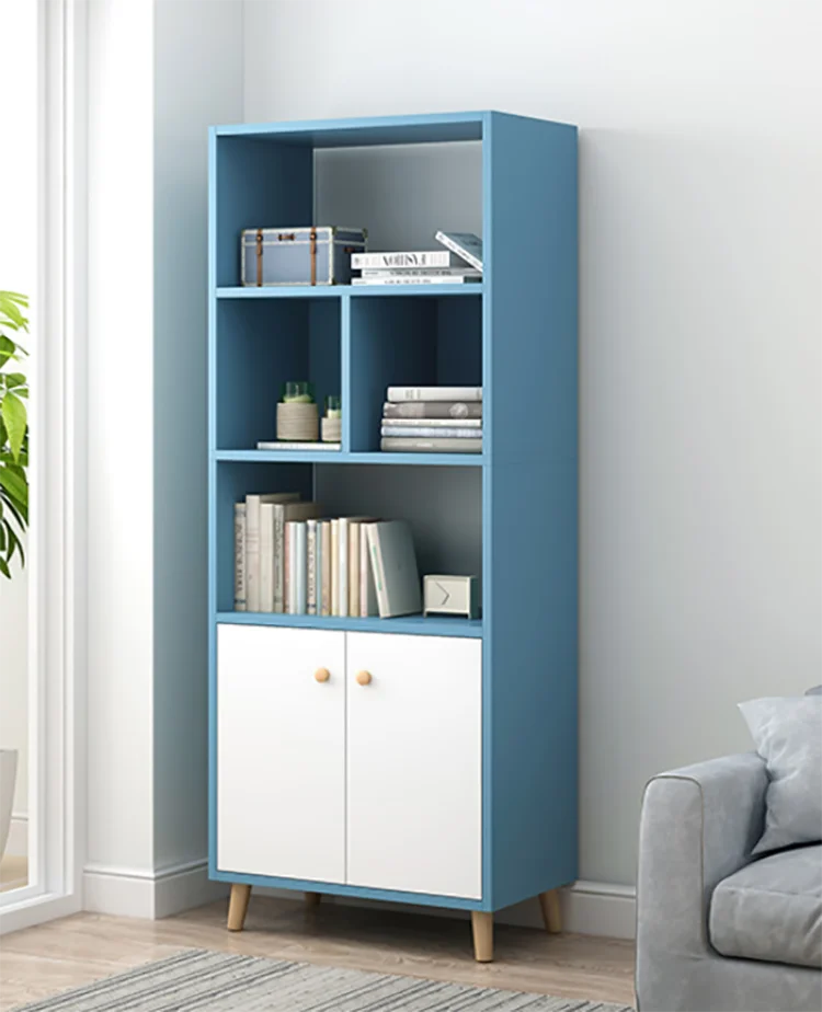 Wholesale Wooden Showcase Cabinet Luxury Wooden Bookshelf Bookcase
