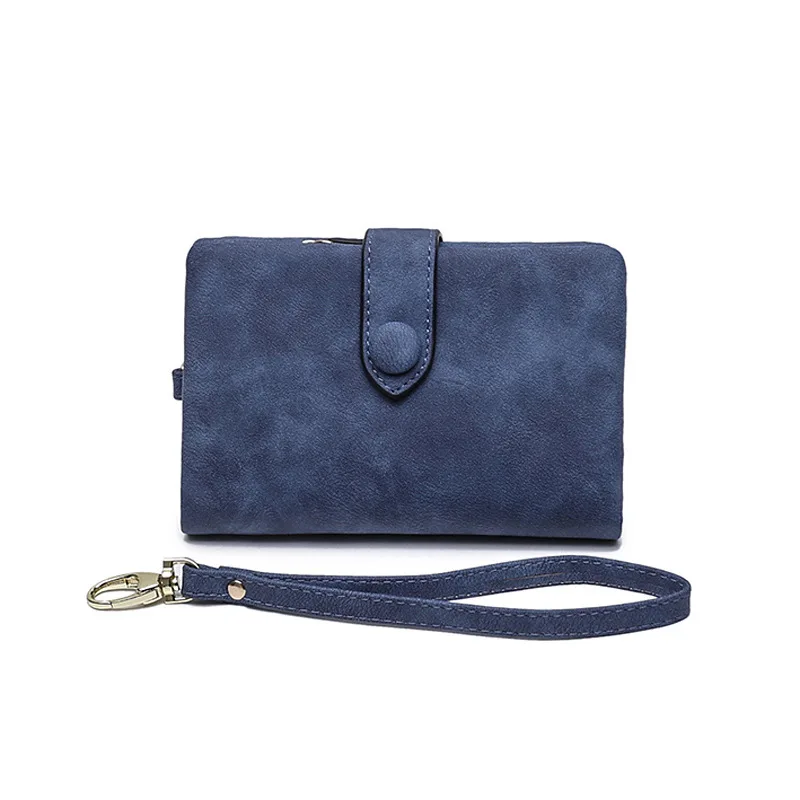 2020 Fashion PU Leather Ladies Short Wallets Small Coin ID Card Credit Card Holder Female 3 Fold Purse Wallets