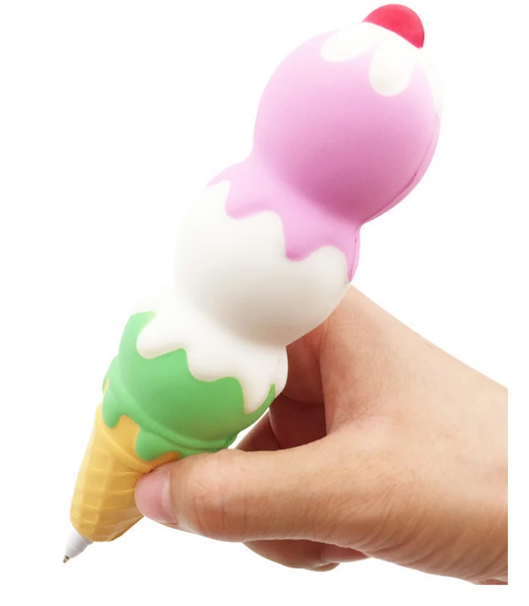 Hot kawali christmas ice cream unicorn panada hamburger squishy pen