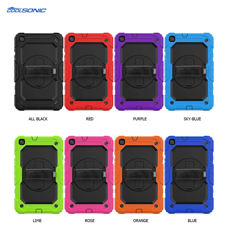 Wholesale PC Silicone Hybrid Rugged Cover With Hand Strap Tablet Case For Lenovo Tab M10 FHD Plus 10.3inch X606 X606F