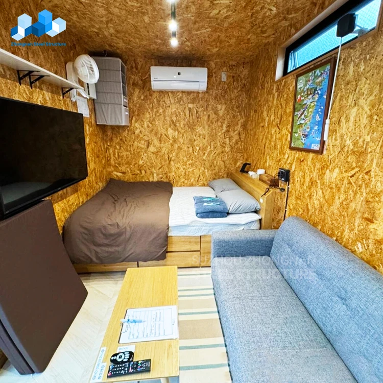 Zhongnan Detachable 20ft Luxury Mobile Home Apartments Tiny Prefabricated Modular House Portable 2 Bedroom Container Houses