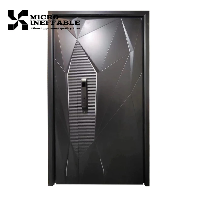 Excellence Quality Customized Design Main Exterior Front Security Door Aluminum Door Stainless Steel Door