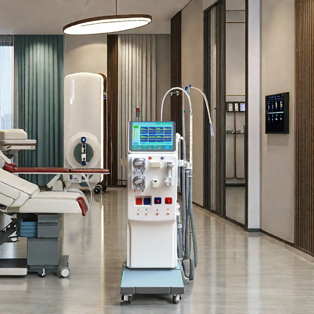 Best Price Blood Purification Equipment Achine Double Pump Hemodialysis Machine