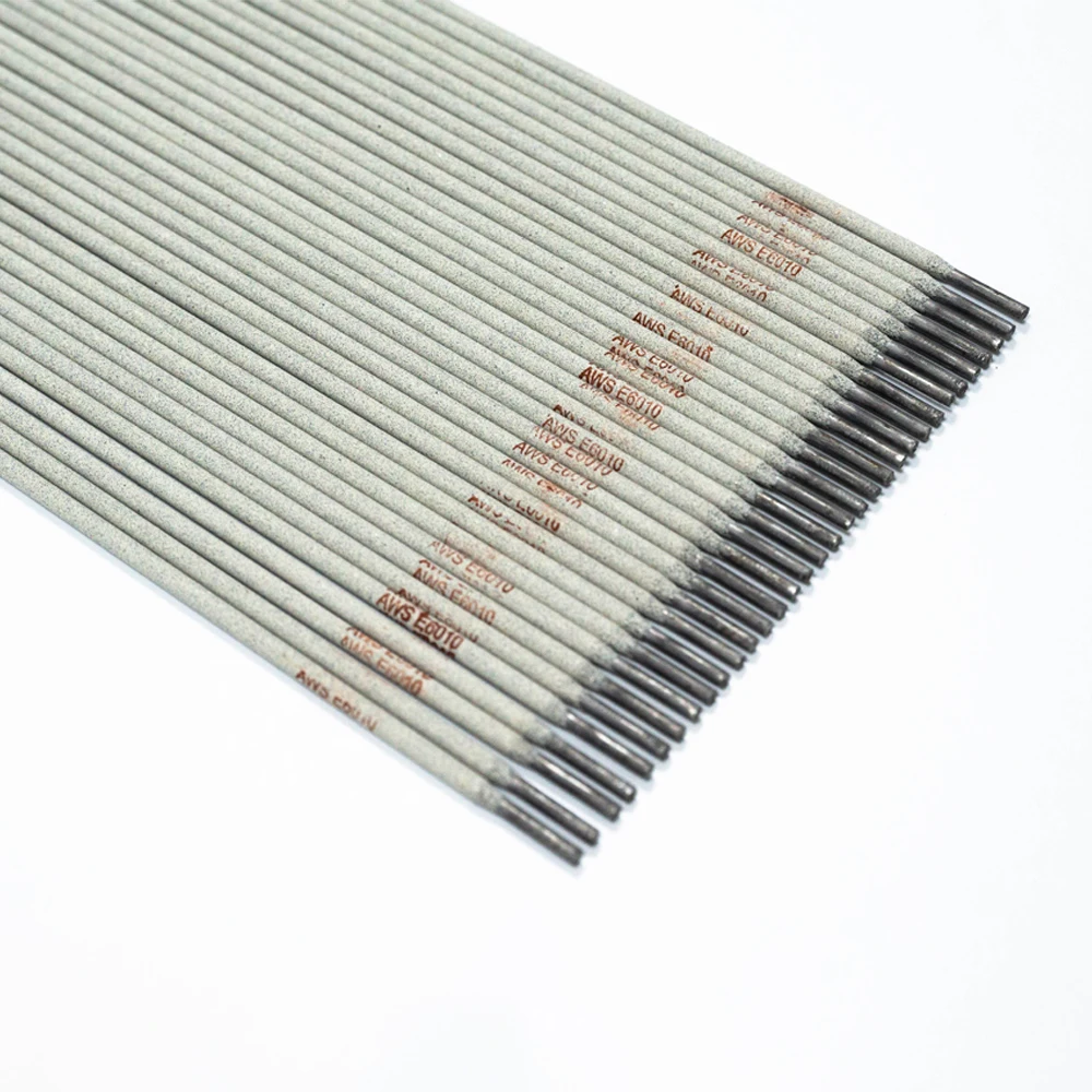 2.5mm gas shielded carton steel AWS E6010 welding electrodes 3.2mm welding rods for construction site