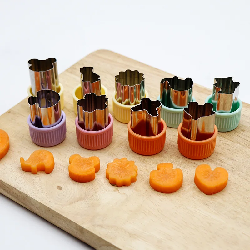 Stainless Steel Hand Press Manual  Fruit Vegetable Cutter Accesorios De Panaderia Cookie Pastry Baking Utensils For Kids