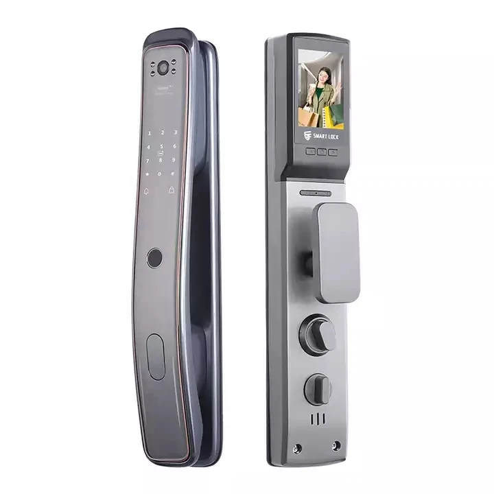 2022 fully automatic tuya wifi waterproof outdoor electronic intelligent digital smart biometric fingerprint door lock