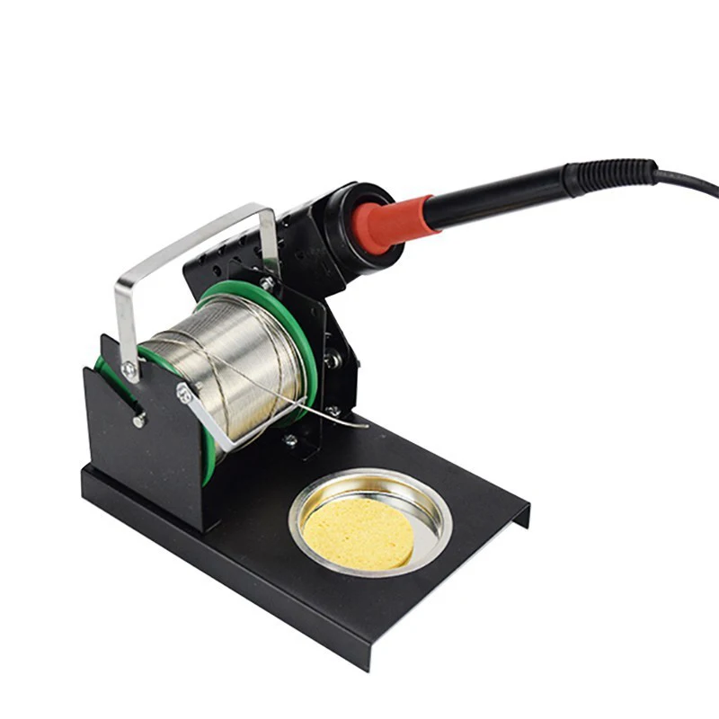 3-in-1 Multifunctional Soldering Accessories Soldering Iron Stand Solder Wire Spool Roll Holder and Soldering Tips Cleaner