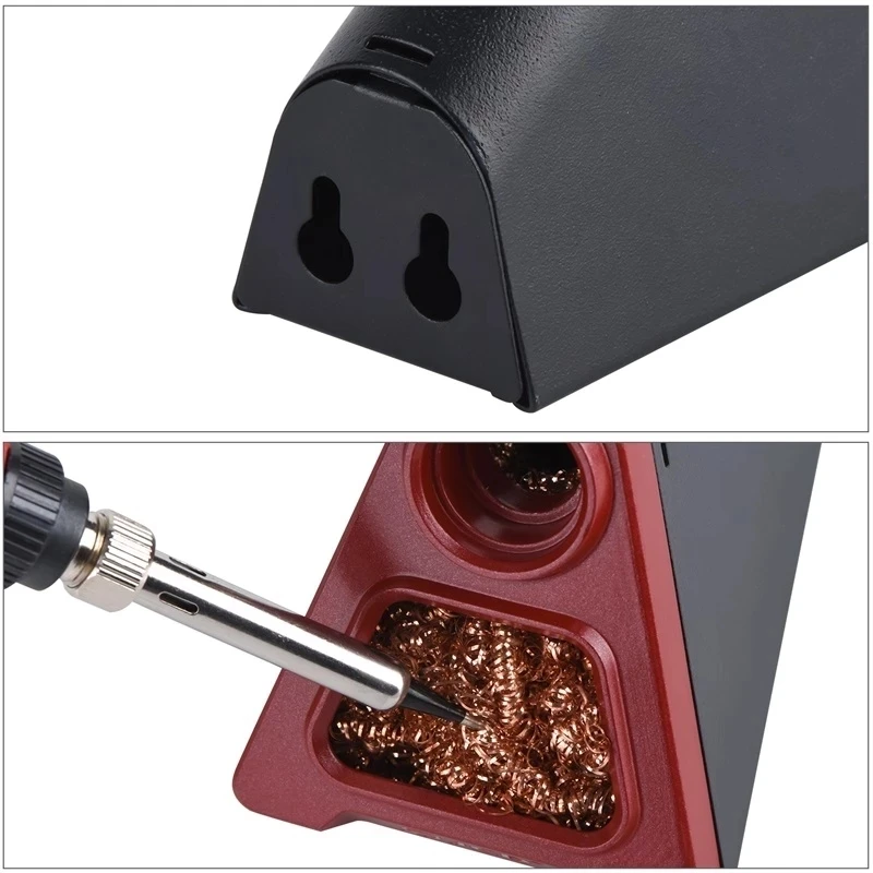 JCD QHTW-820STB Universal Soldering Tools Lightweight Aluminum Alloy Soldering Iron Holder Soldering Station Handle Stand
