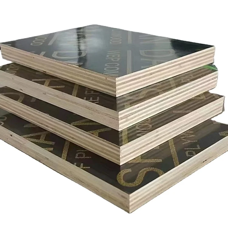 Ready Black 12-18mm Plywood for Construction Marine Shuttering Concrete Mealine Hot Press Poplar Laminated Sheet