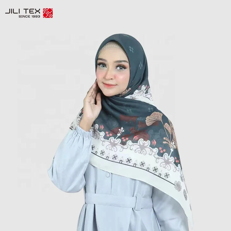 tudung borong china factory custom bawal Printed Cotton voile Muslim Hijabs easy to shape Scarves printing hijab