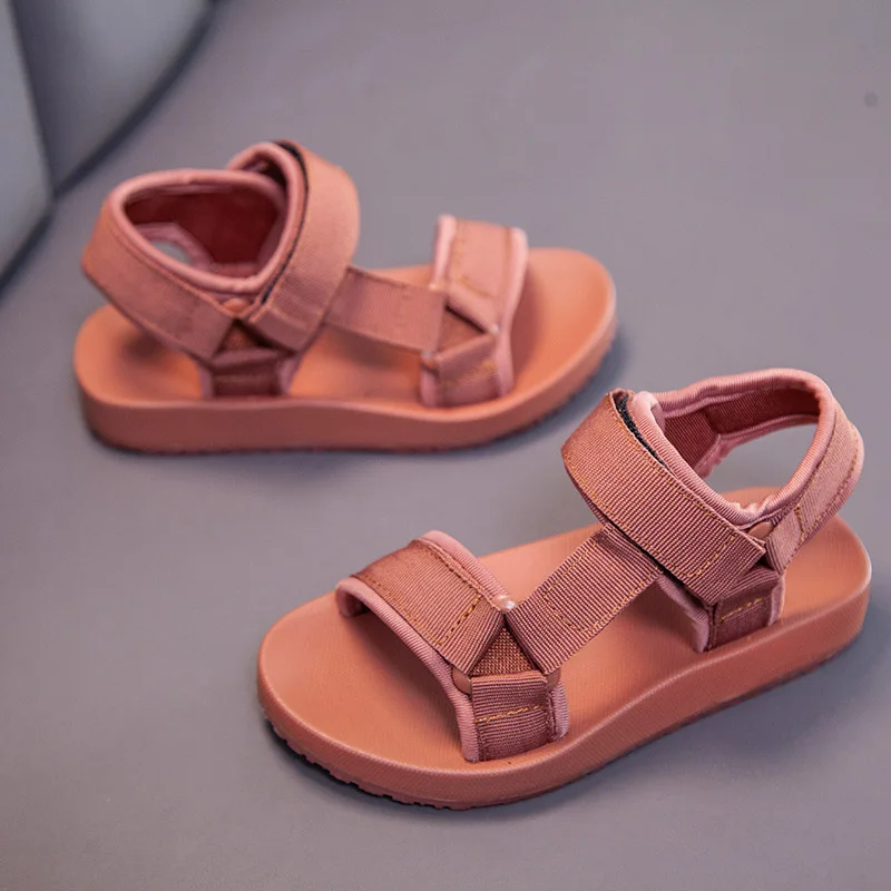 
2020 summer outdoor sport beach sandals with spring in outsole for children 