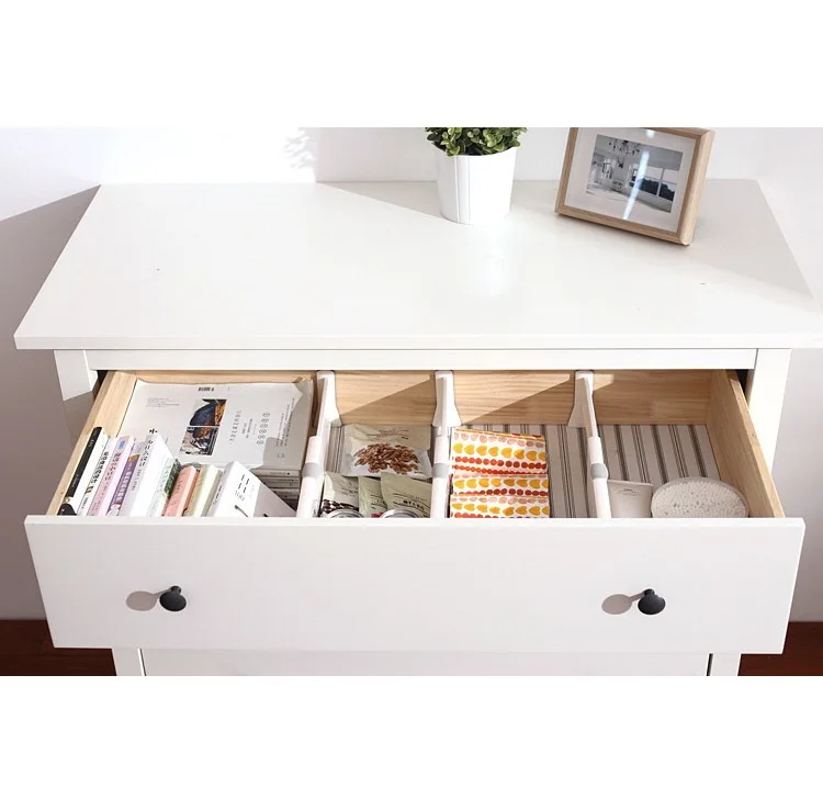 
Adjustable Spring Loaded Drawer Organizer Dividers for Dresser Storage expandable drawer divider plastic 