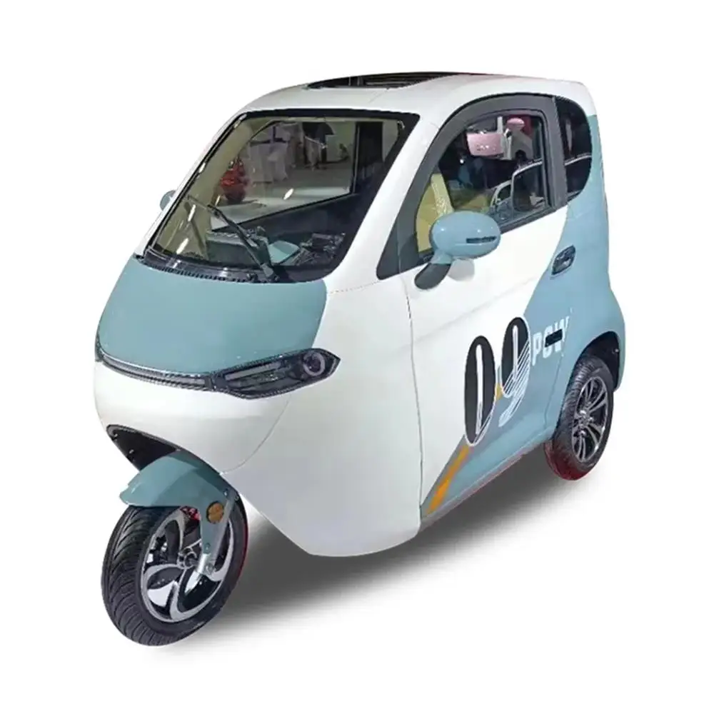 Electric Tricycle 3 Wheel Mini  Electric Car 1500W Tricycle Passenger Vehicle 60V58AH