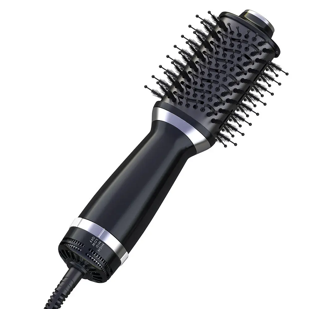 SMET Powerful Ionic Hair Dryer Brush with Nichrome Alloy Heating Wire Electric Hot Air Dryer for Hotel and Travel Wholesale