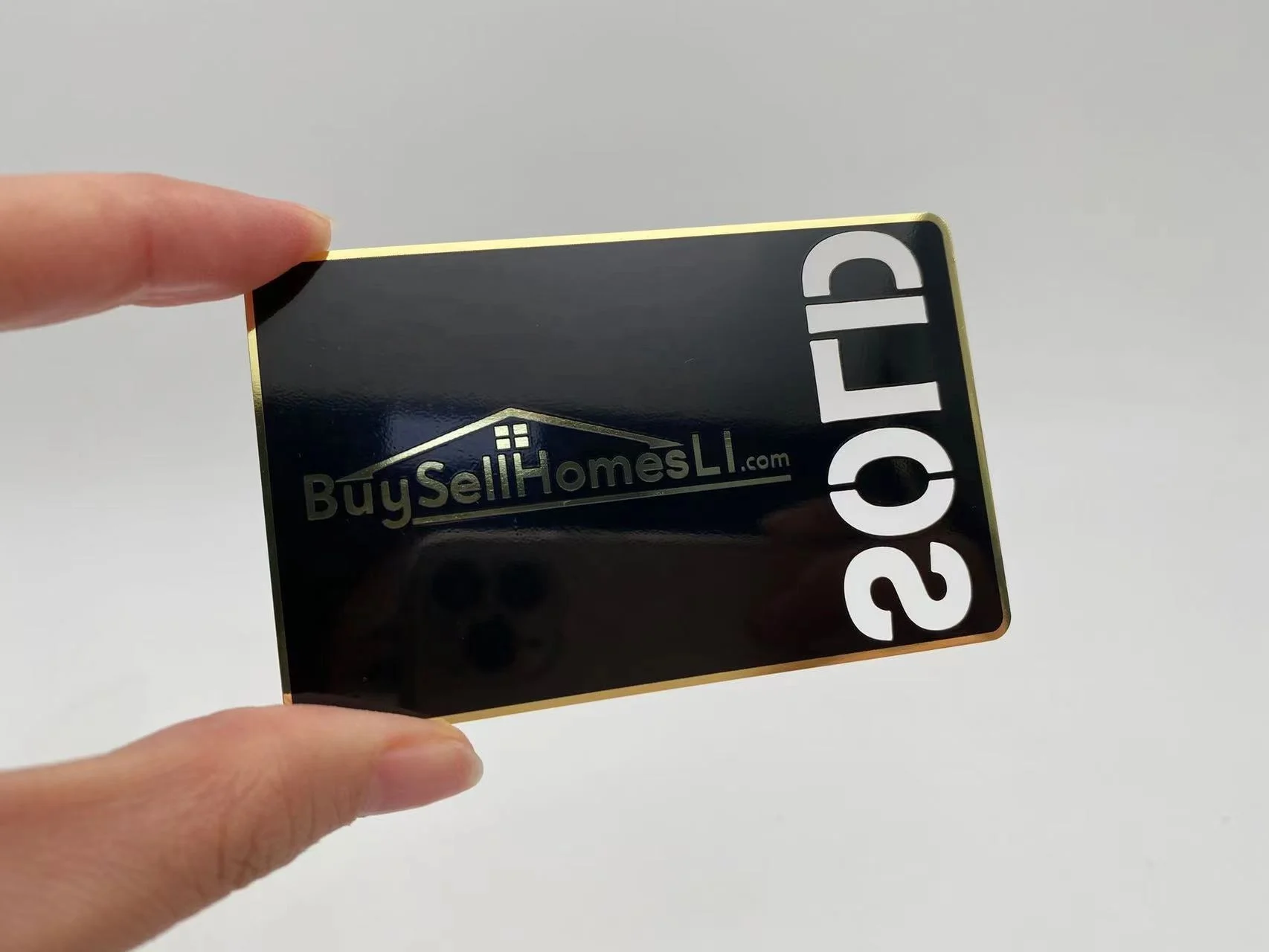 matte black uv embossed business stainless steel metal cards