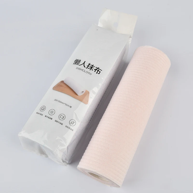 Household spunalce Reusable Cleaning Cloths Lazy Rags Wet and Dry Washable Reusable clean wipes