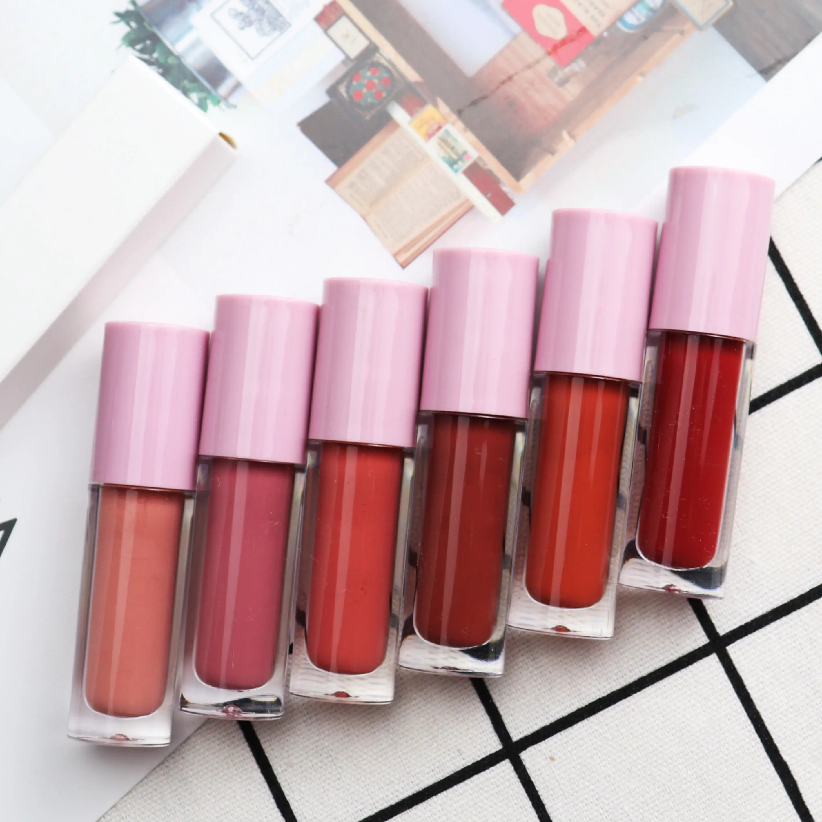 Custom Logo Wholesale Nude Clear Private Label Base Lipgloss Vendor Cruelty free Vegan Lip Gloss