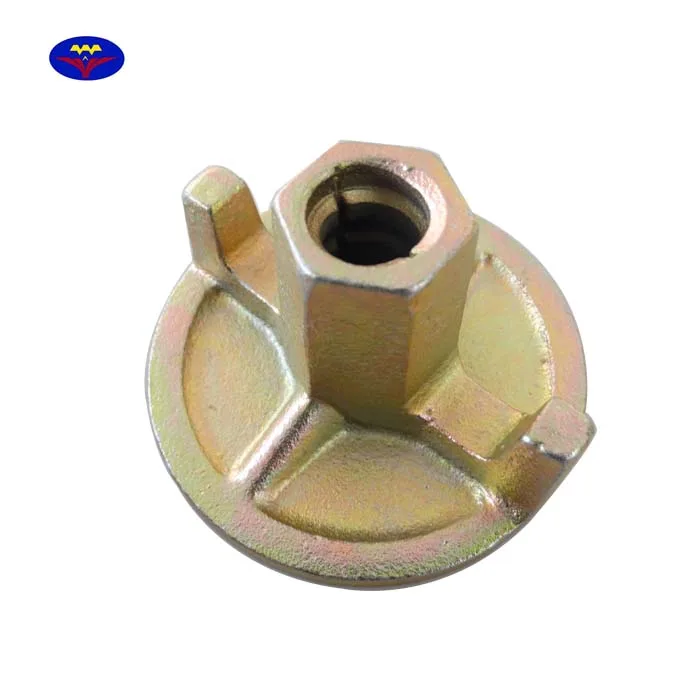 Concrete Column Construction Metal Formwork Threaded Bar/Tie Rod Casted Iron Round Flanged Wing Nut