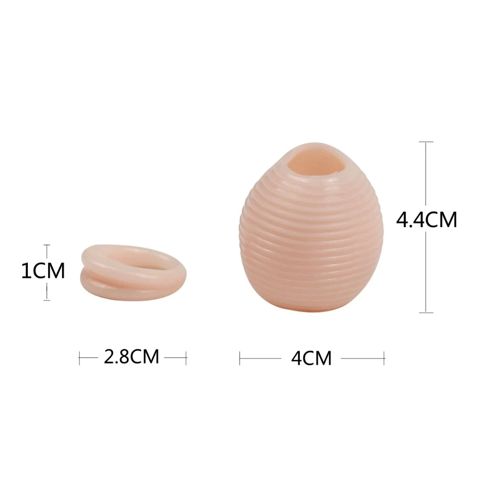 2 pcs /set Foreskin Protection Time Delay Ball Penis Rings Sex Product Sex Toys for Men Cock Rings Penis Sleeve