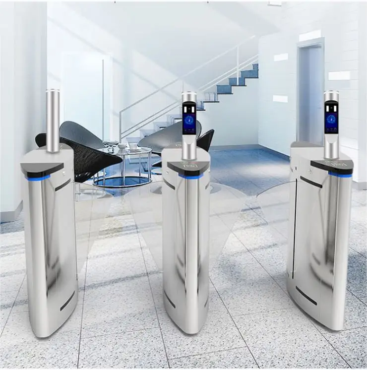 Security Entrance Access Control Gate Flap Barrier Automatic Gate System