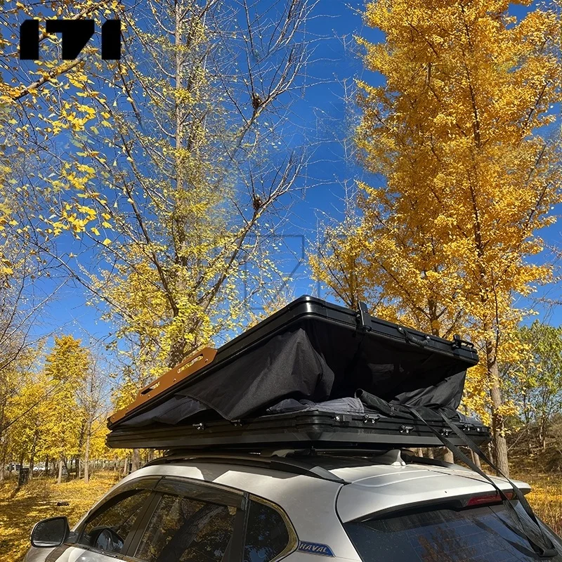 Outdoor Activities Tents Camping Outdoor Car Roof Camp Tent Roof Top Tent Hard With Storage Bags