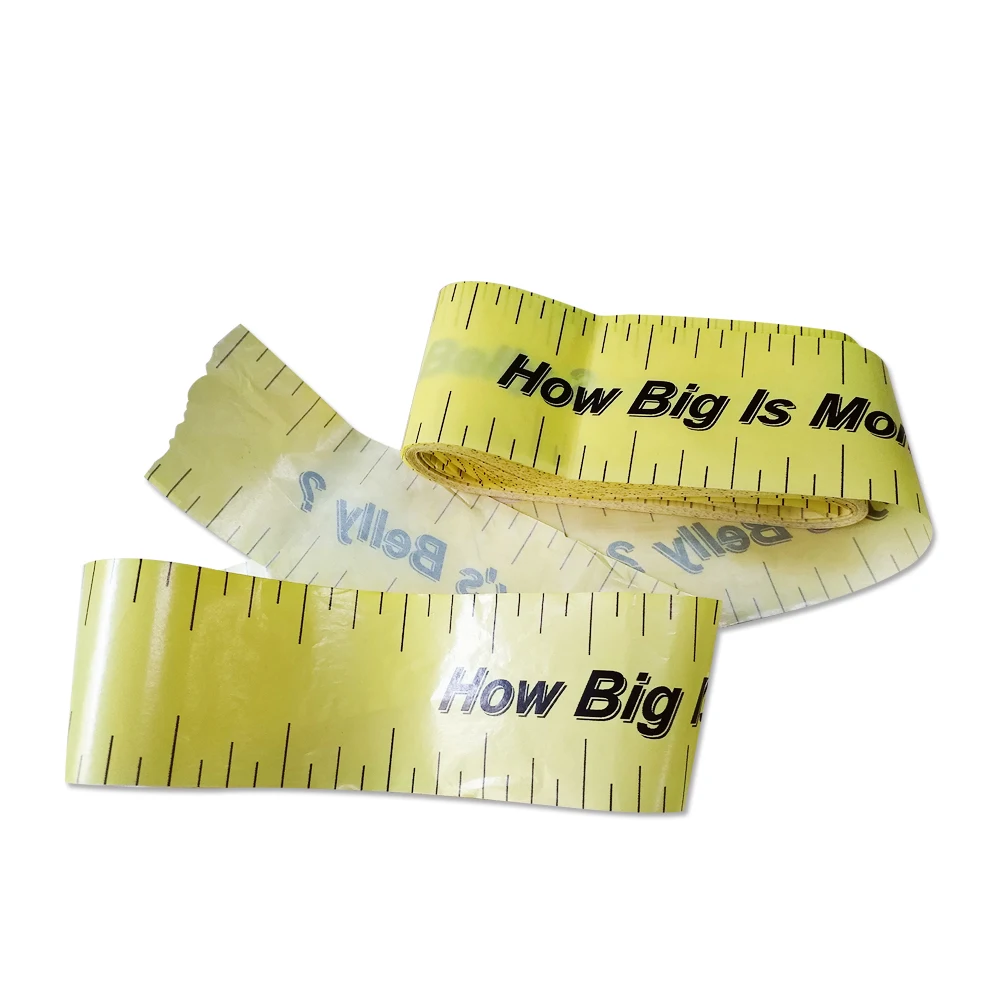 Baby Shower Game Party Supplies Tummy Belly Measure Tape