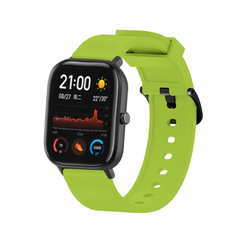 Colorful Silicone Sport Watch Strap Band Wrist Strap Replacement Silicone Strap Watch Band For Huawei