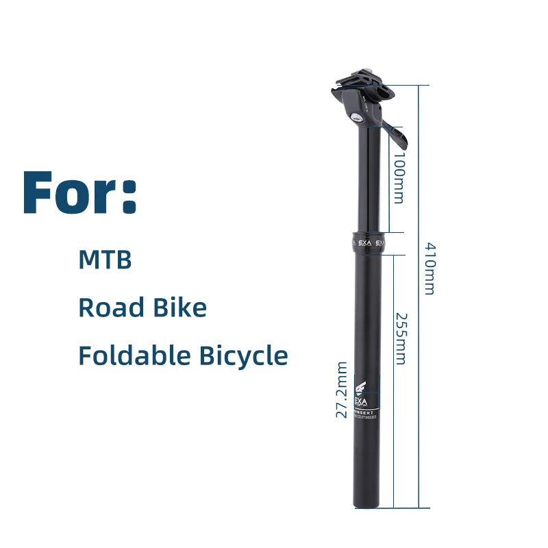 KS EXA Bicycle Dropper Seatpost 27.2mm MTB Seatpost 30/30.4/30.8/31.6/33.9mm Hydraulic Hand Control Road Bike Seat Post