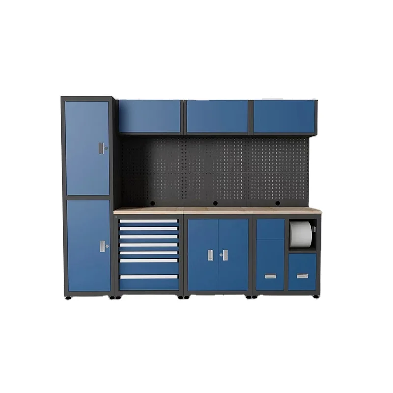 Индивидуальный запираемый складской верстак, шкаф для инструментов, офисный стальной шкаф для хранения