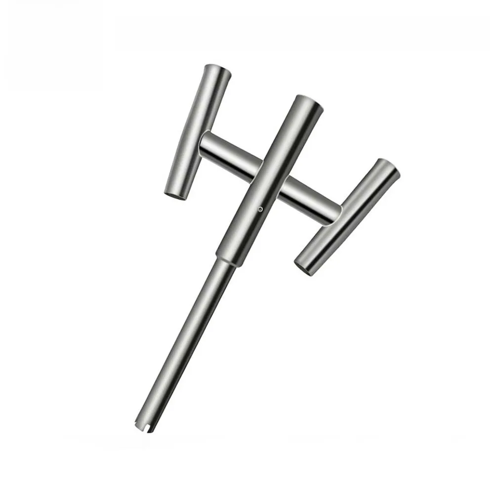 Aluminum Alloy Fishing Rod Bracket Three Tube Socket with Three Rows of Seats Essential Marine Hardware Parts & Accessories