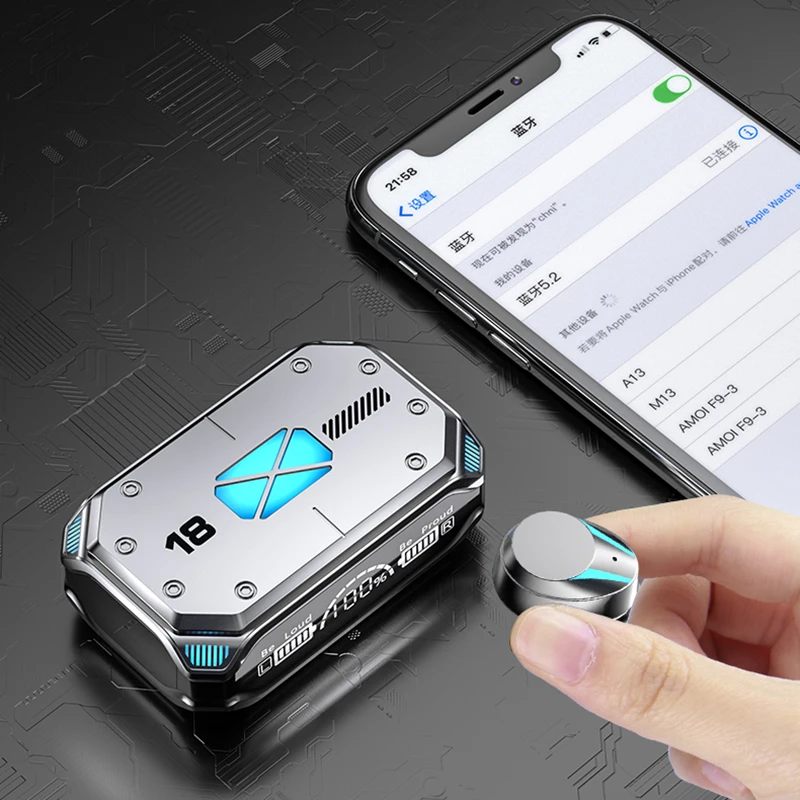 New Cool M41 Tws Fone de Ouvido Touch Control Auriculares Noise Reduction Stereo Waterproof Headsets M41 Wireless Earbuds