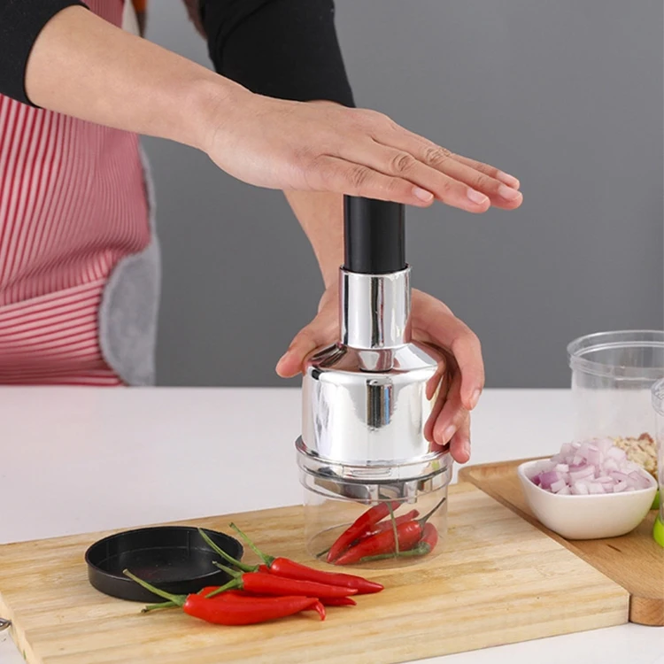 Multifunctional Manual  Cutter Mini Handheld Chili Garlic Carrots Press Crusher Blooming Onion Slicer Vegetable Chopper