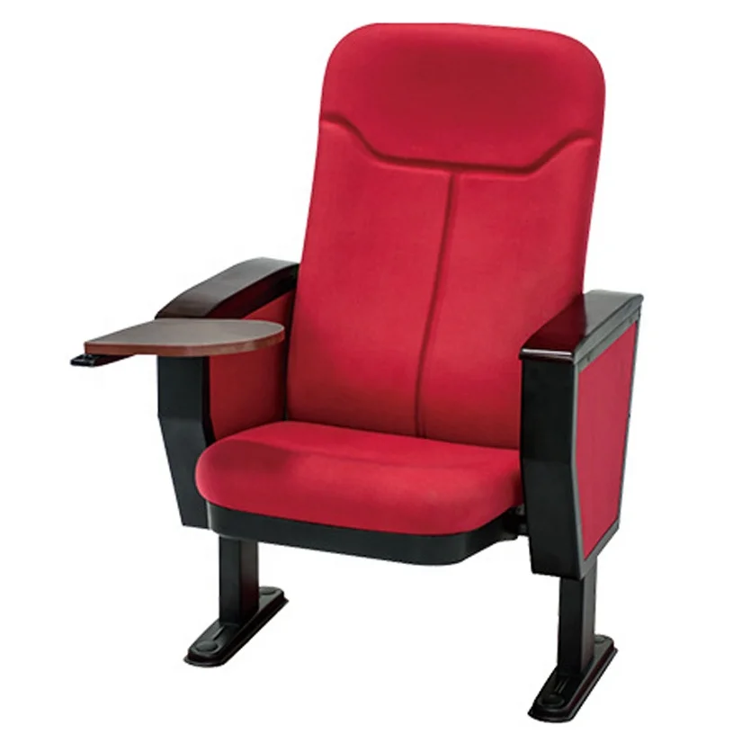 Church Auditorium Chairs Dimens Cinema Chair Theater Seating Desk with Sponge Inside Folding Meeting Room Seminar Hall Chair