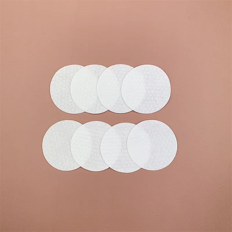 YGM39 Factory supply natural exfoliator double sides mesh & embossed cotton pad for beauty