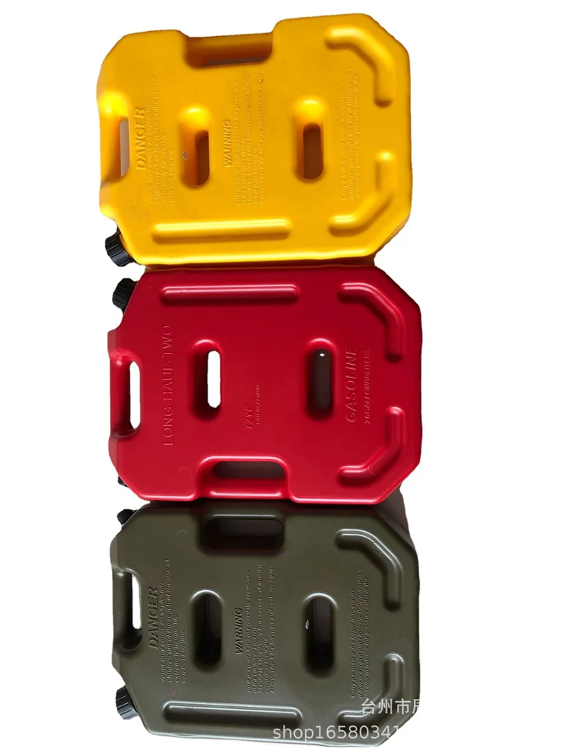 5 Liter Portable Camping Outdoor Motorbike Gasoline Fuel Tanks Petrol Plastic Jerry Can