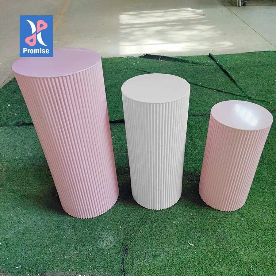 Белая ажурная цилиндрическая подставка для цветов свадебная декоративная торта дорожная направляющая сцены