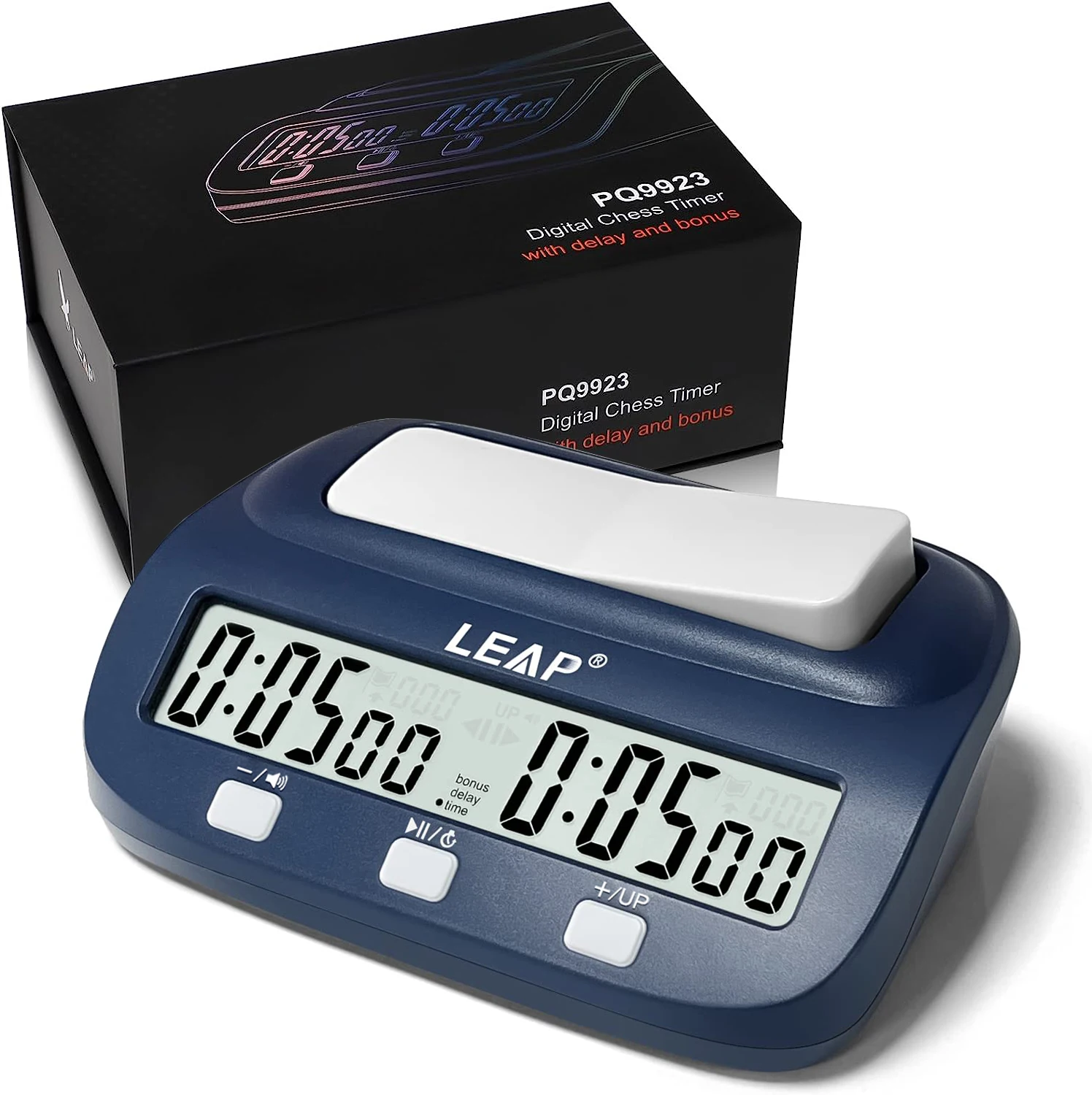 LEAP Chess Clock Digital Timer Quickly Select the Timing Mode Bonus & Delay