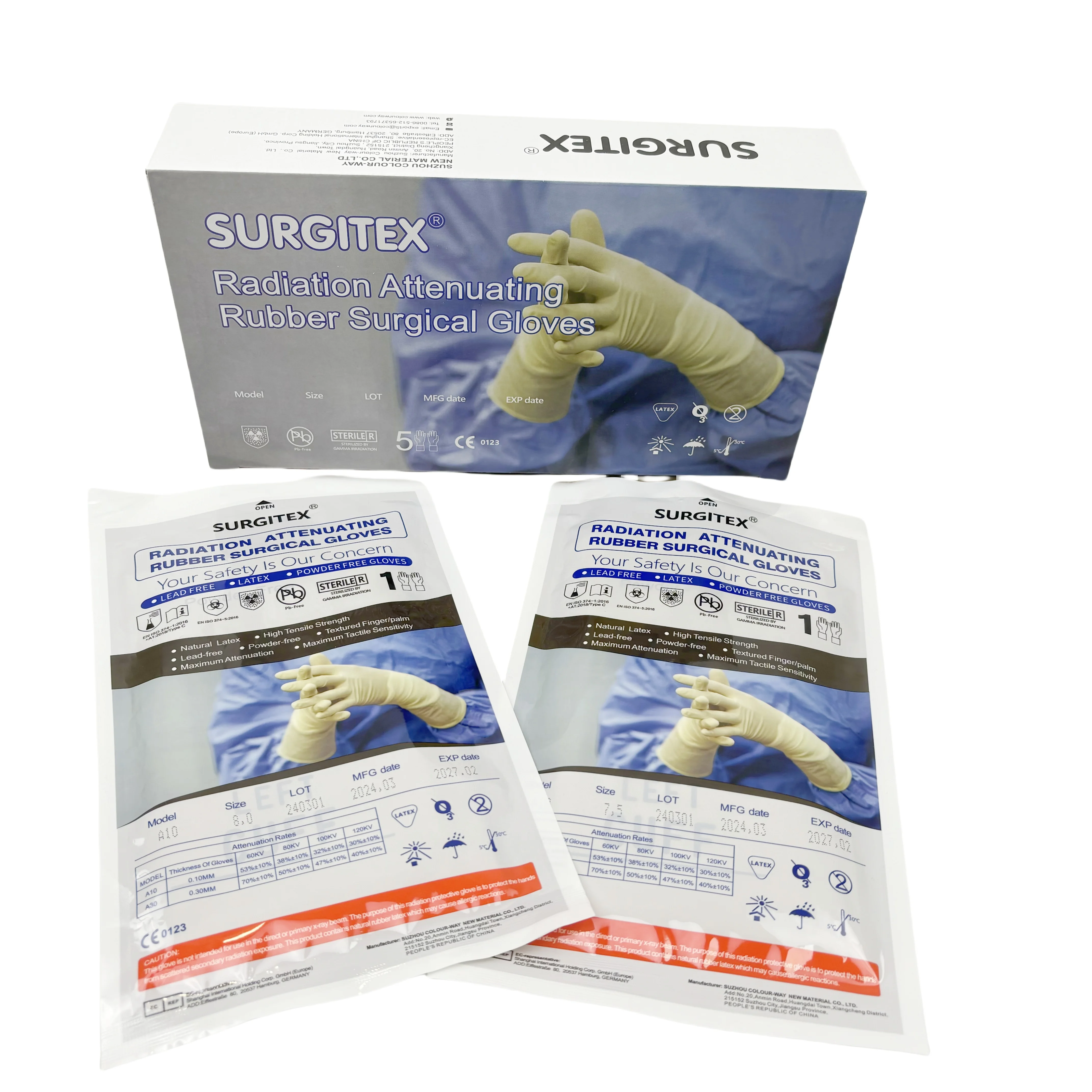 Low Price Good Quality Non-Sterile Latex Gloves Optimal Radiation Protection For Single Use Lead-Free Material