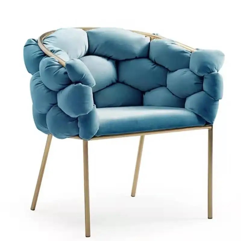 Customize Size Beauty Salon Studio Scratch Resistant Comfortable Aluminium Single Sofa Barber Makeup Chair