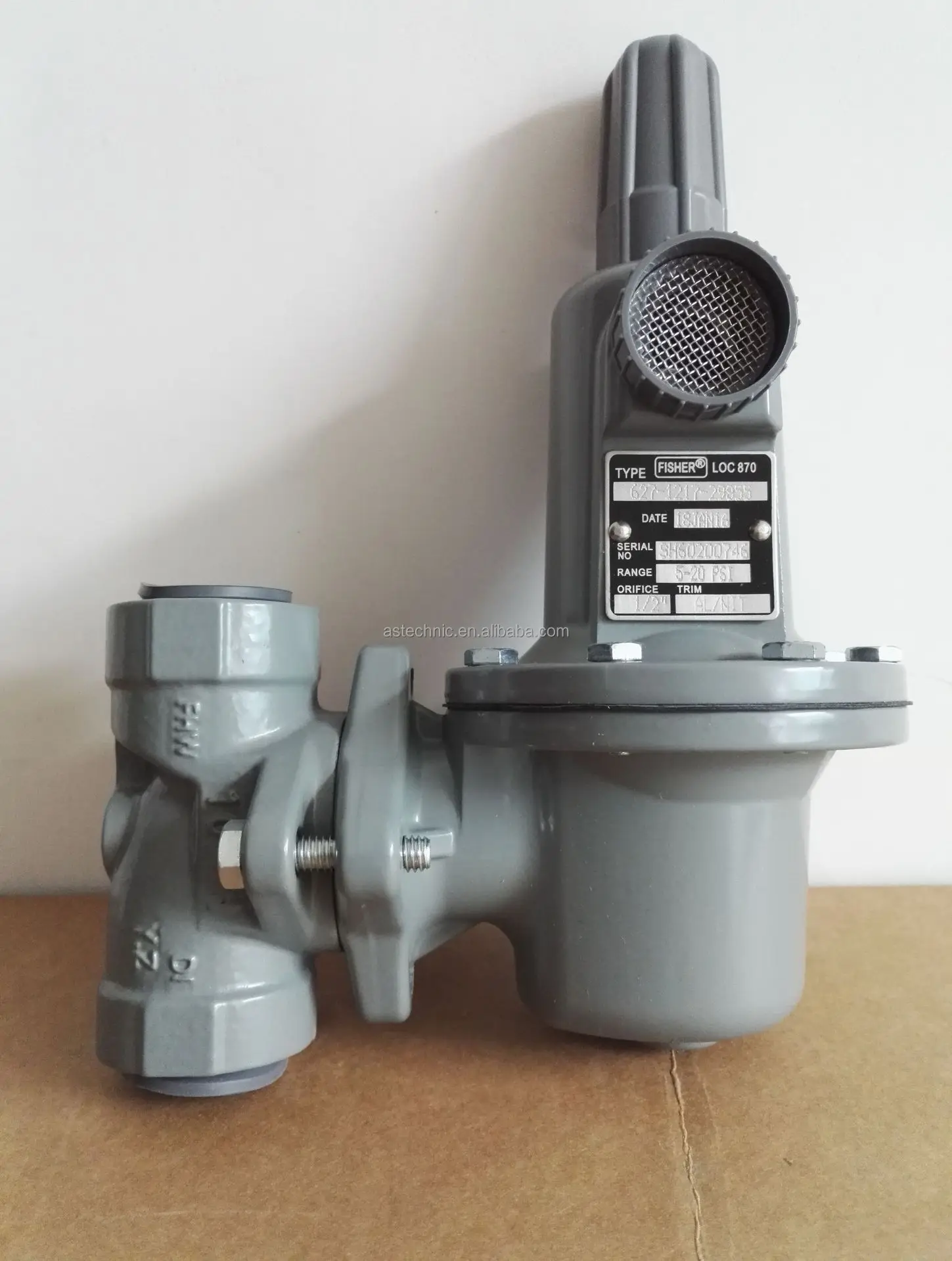 Fisher 627  Pressure Regulator Natural Gas Pipeline Fittings