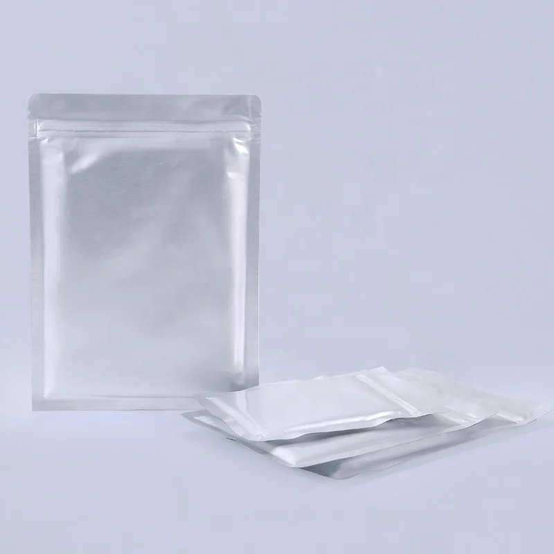 Thin Zip Packaging pouch zipper Lock Aluminium Foil Bag For Seed