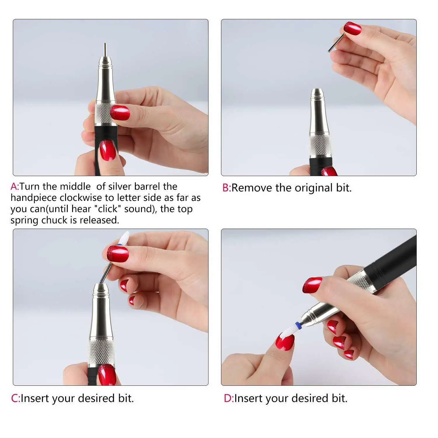 2020 New Arrivals Matkap 35000rpm Electric Pedicure Manicure Machine Uv Portable Nail Drill