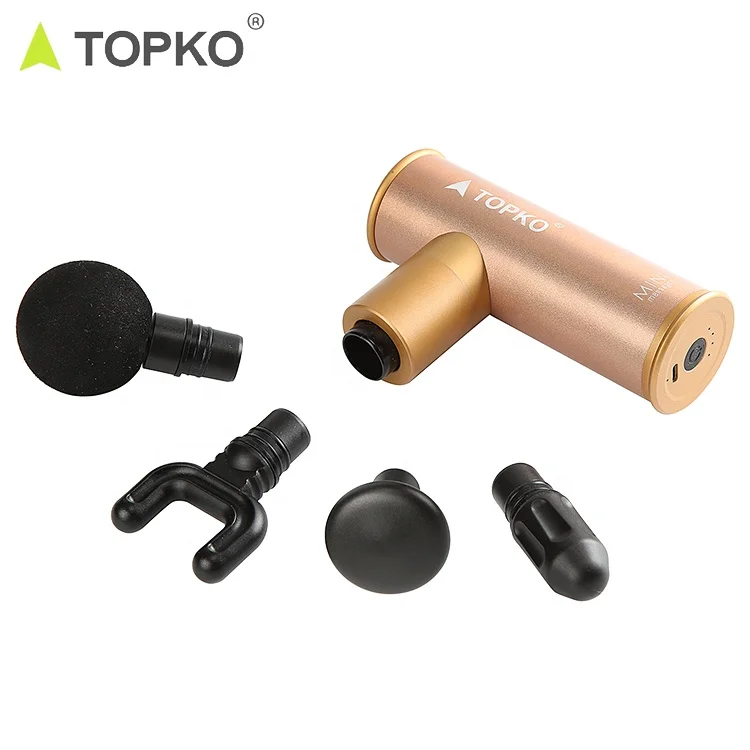 Профессиональный мини-пистолет TOPKO 2023 Fascia для тренажерного зала вибрирующий фитнеса массажа тела глубоких тканей мощный массажный пистолет мышц