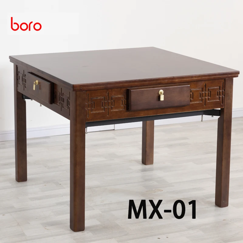 FRE intelligent new electric silent single table rubber wood solid wood Chinese mahjong machine