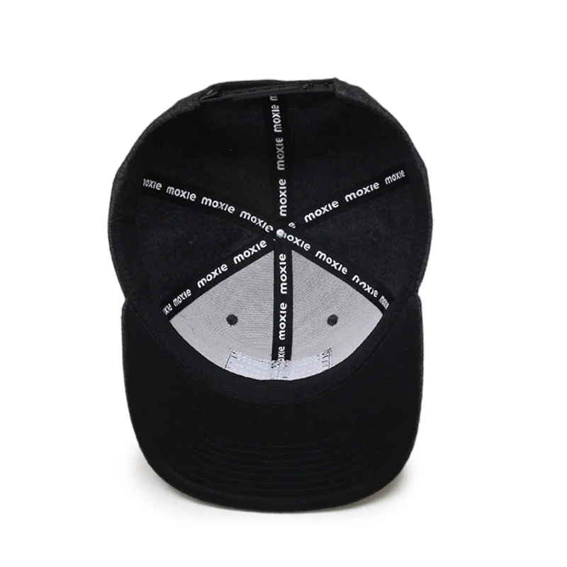 Manufacture Custom 6-panel Flat Brim Black Patch Snapback Sports Cheap Baseball Golf Caps Hats Running Cycling Caps