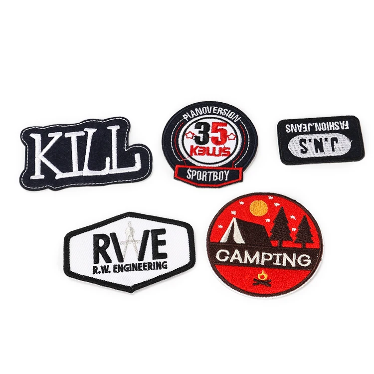Custom Knit Label Knitted Die Cut sticker Cloth Custom Woven Patch/Embroidery 3D Pvc Vinyl Patch Silicon Patch For Clothing