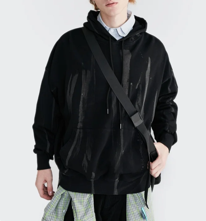 Autumn Men Fashion Hoodies Wholesale Street streetwear Fashion Oversized Pullover heavy Hoodie Blank Hoodie Men